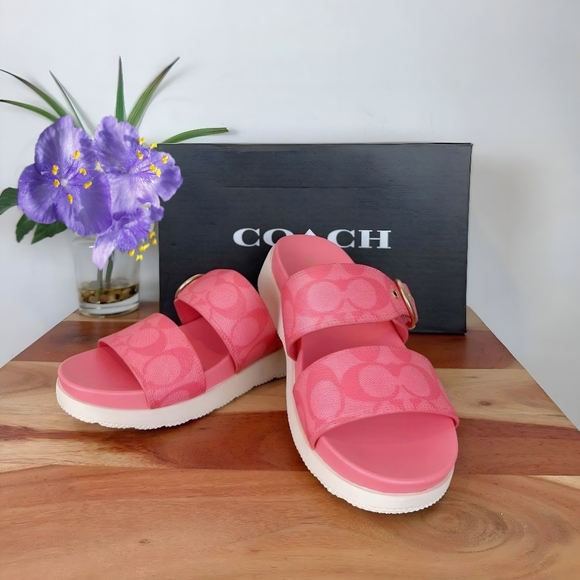 ⭐️⭐️⭐️⭐️⭐️ GENUINE COACH SANDALS 🆕️🔖 - Picture 3 of 7